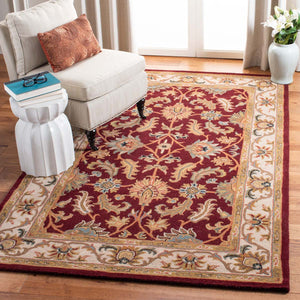 Safavieh Heritage Rug Collection HG628D - Red / Ivory
