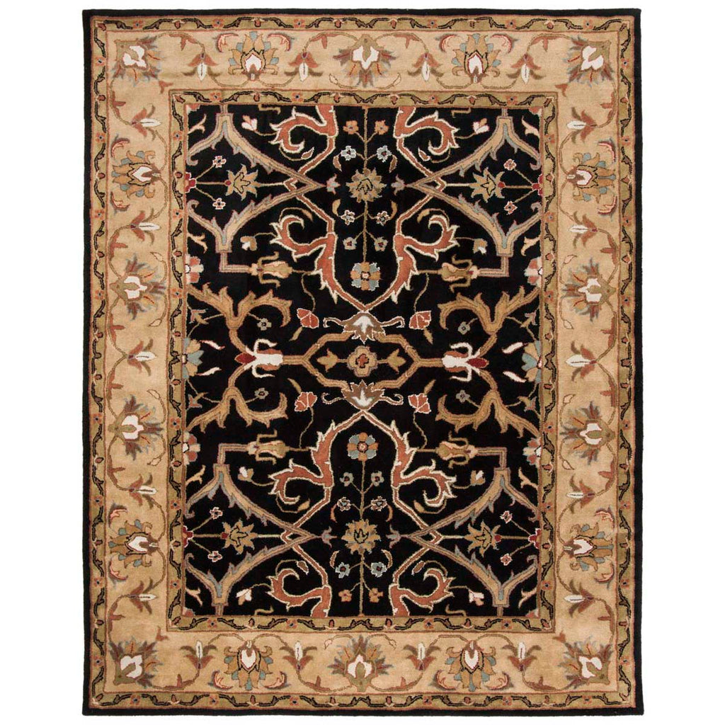 Safavieh Heritage Rug Collection HG644A - Charcoal / Beige