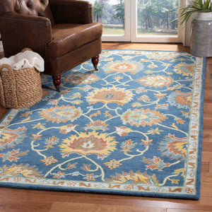 Safavieh Heritage Rug Collection HG654A - Navy