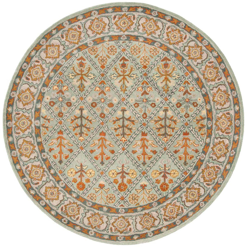 Safavieh Heritage Rug Collection HG738A - Cream / Blue