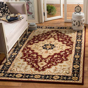 Safavieh Heritage Rug Collection HG760B - Red / Black