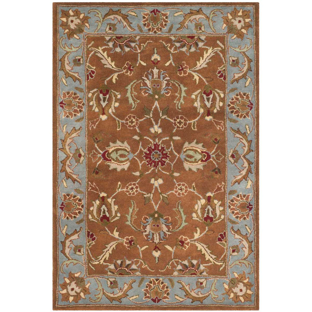 Safavieh Heritage Rug Collection HG812A - Brown / Blue