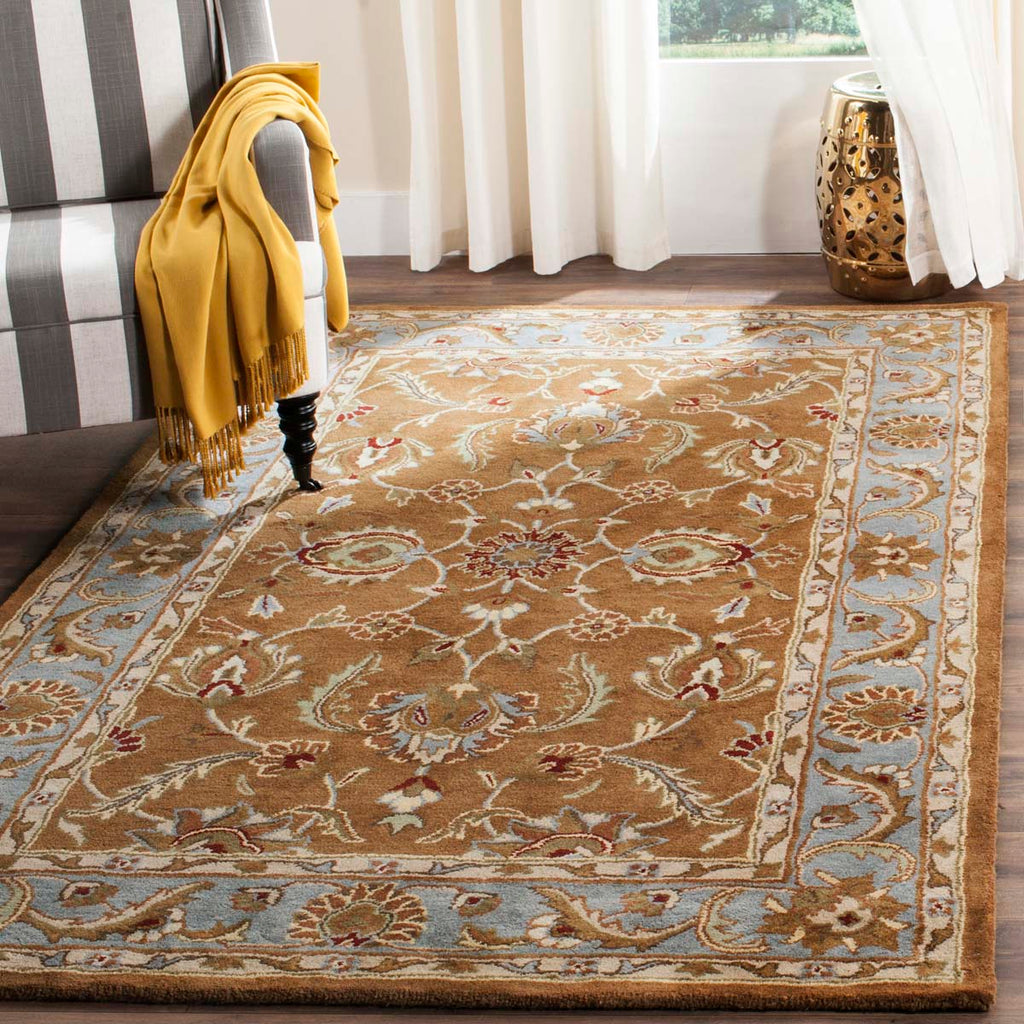 Safavieh Heritage Rug Collection HG812A - Brown / Blue
