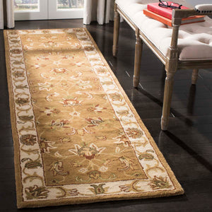 Safavieh Heritage Rug Collection HG816A - Mocha / Ivory