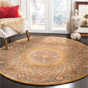 Safavieh Heritage Rug Collection HG914A - Light Brown / Grey