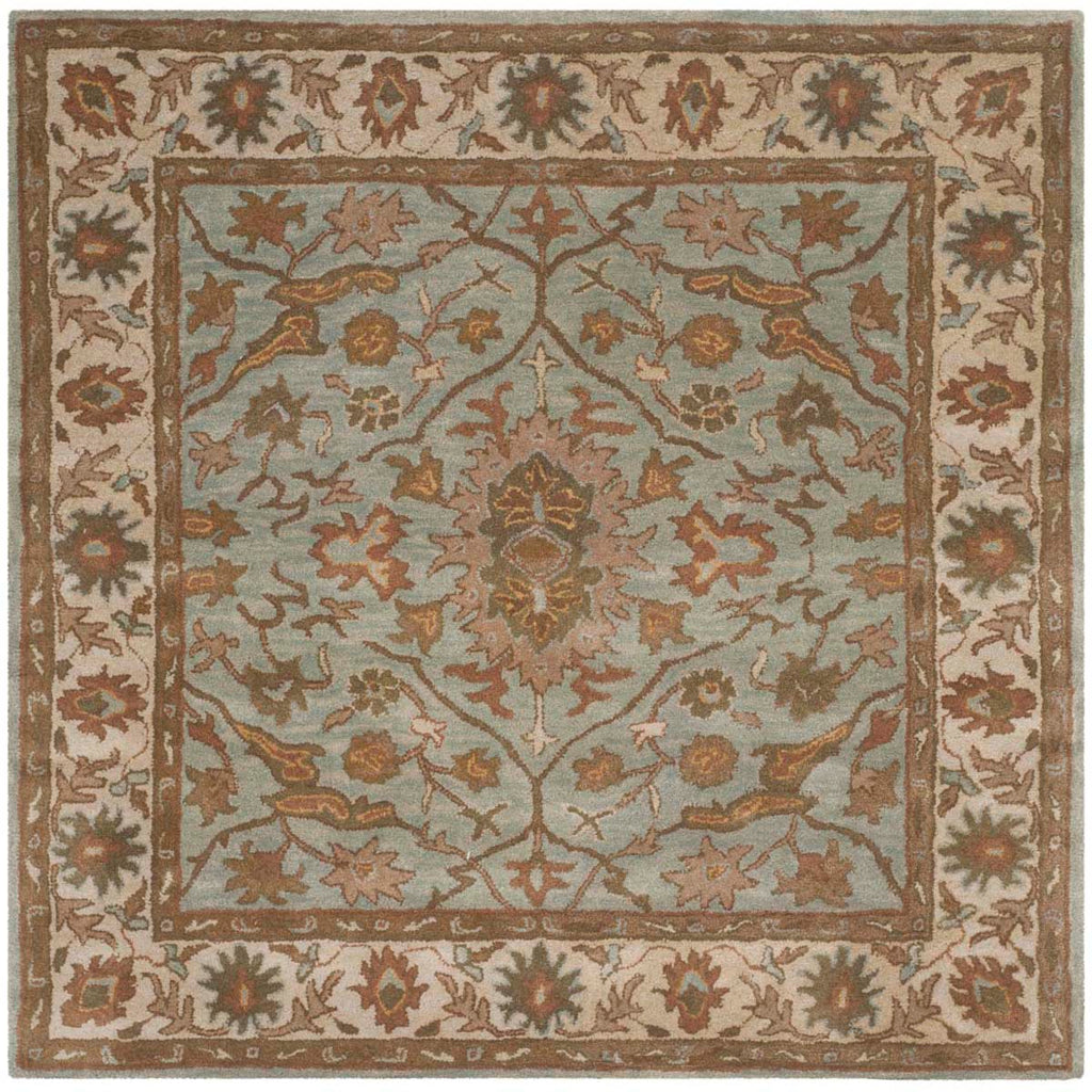 Safavieh Heritage Rug Collection HG937A - Light Blue / Ivory