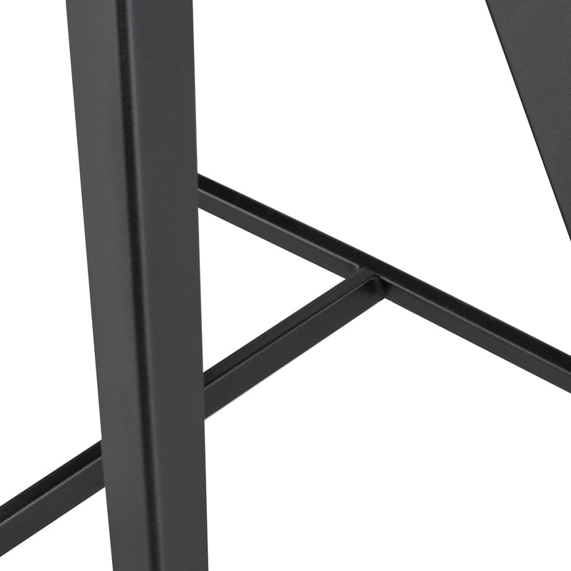 Astra Shell Boucle Seat Titanium Steel Legs Counter Stool | Nuevo - HGNE251