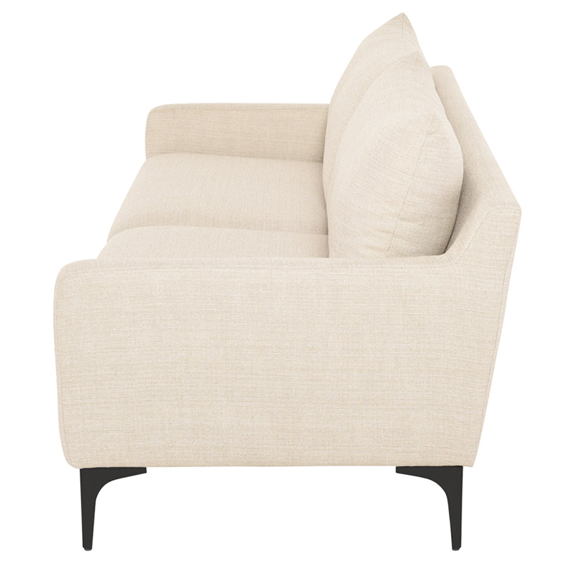 Anders Sand Seat Matte Black Legs Sofa | Nuevo - HGSC494
