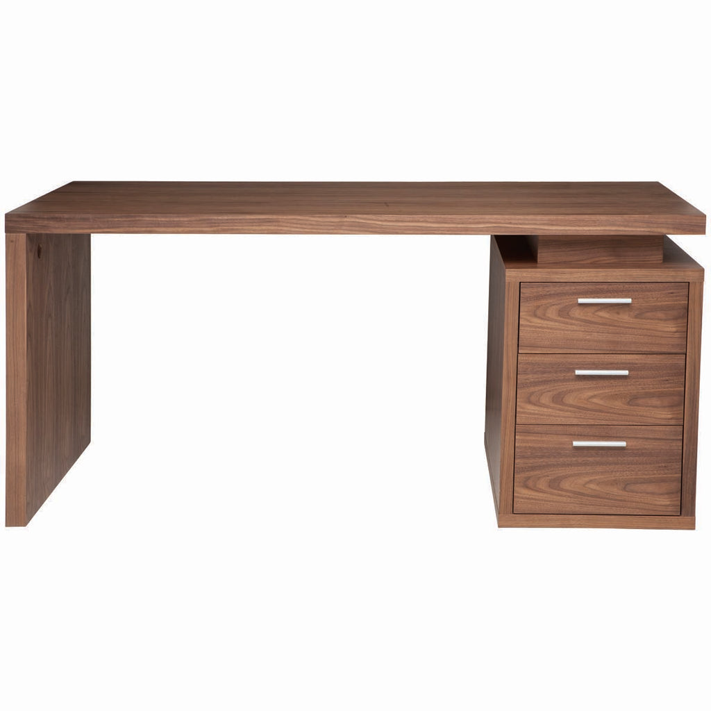 Nuevo Benjamin Desk Table - Walnut