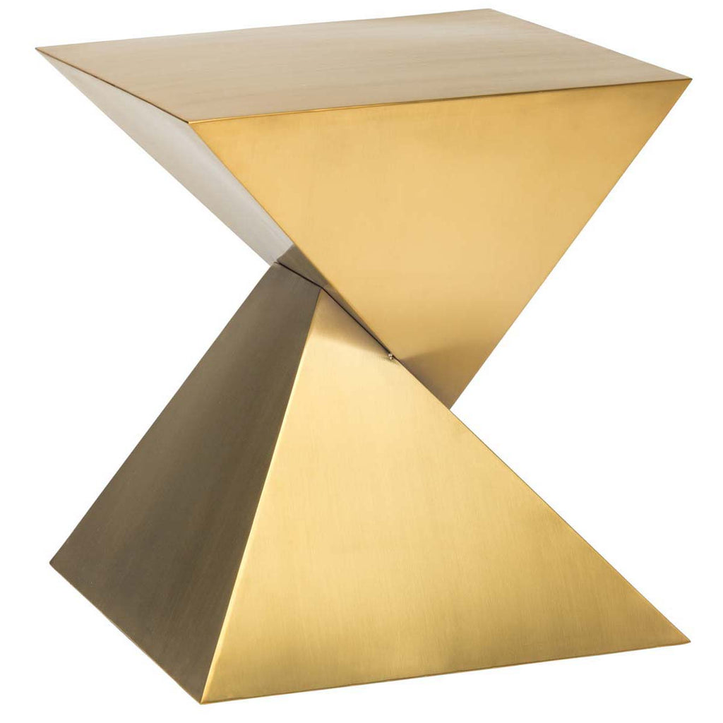 Nuevo Giza Steel Side Table - Gold