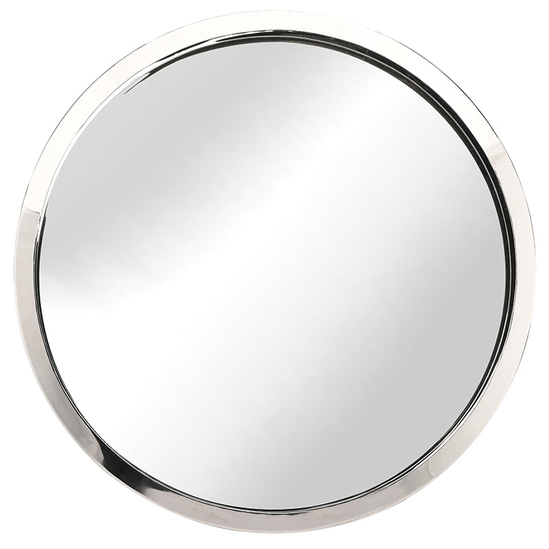 Julia Polished Stainless Frame Wall Mirror | Nuevo - HGSX381