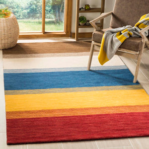 Safavieh Himalaya Rug Collection HIM581A - Orange / Multi