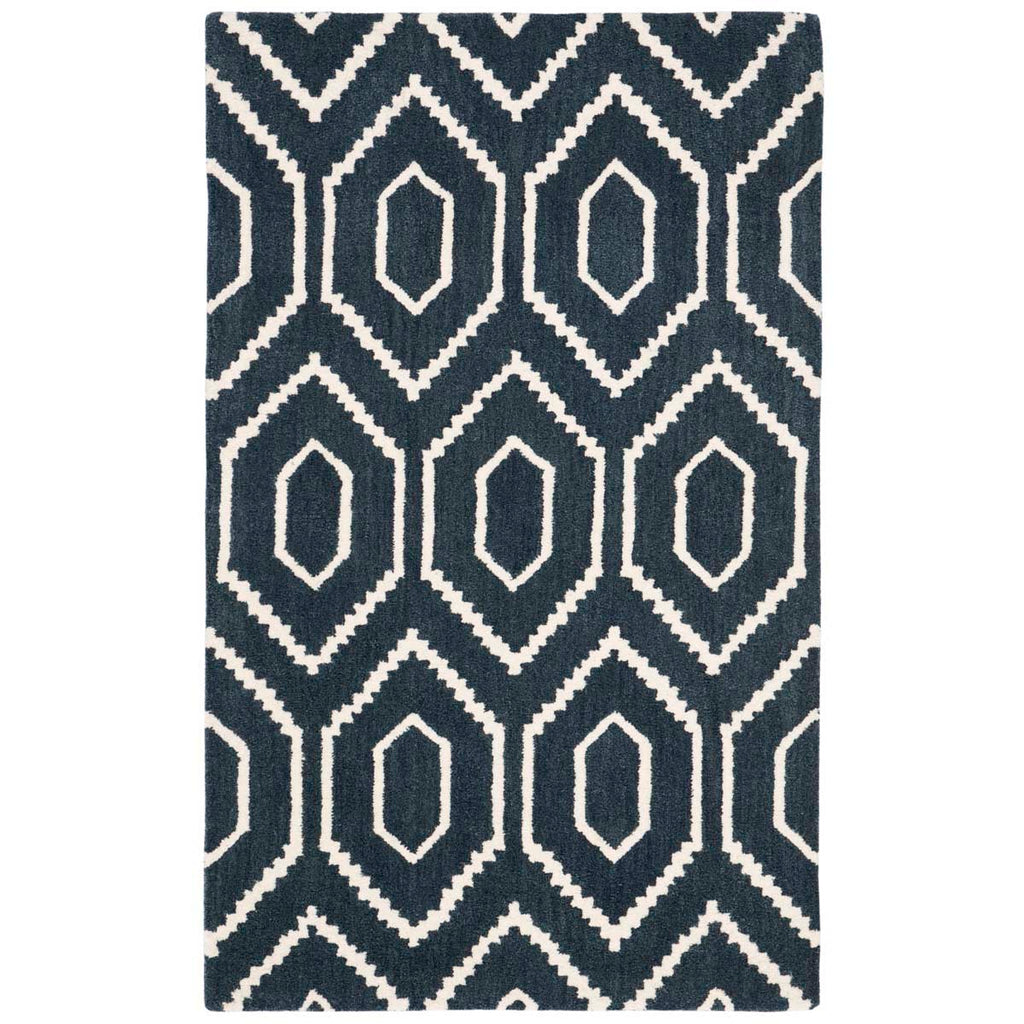 Safavieh Himalaya Rug Collection HIM902N - Navy / Ivory