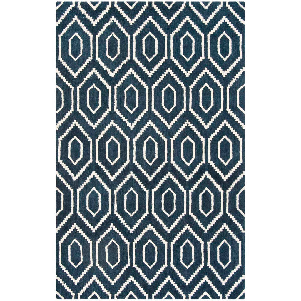 Safavieh Himalaya Rug Collection HIM902N - Navy / Ivory