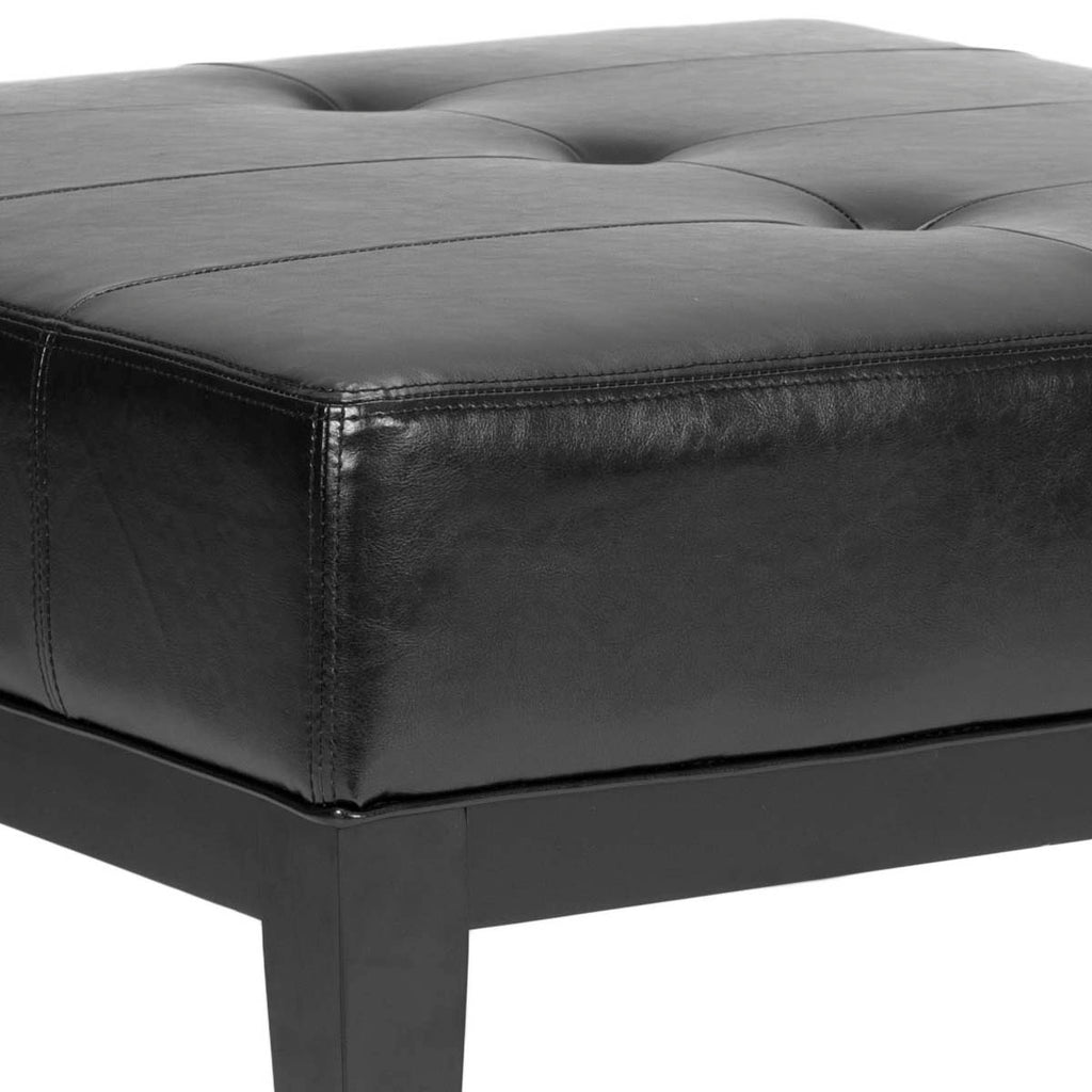 Safavieh Fulton Sq Cocktail Ottoman Small - Black