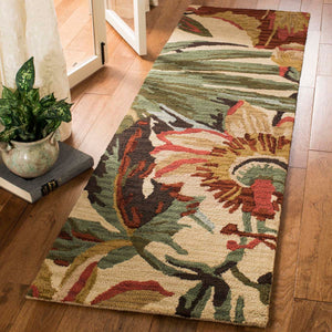 Safavieh Jardin Rug Collection JAR325A - Ivory / Multi
