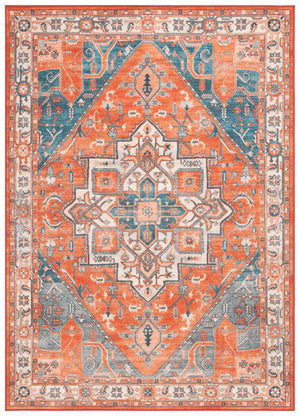 Safavieh Journey Collection, JNY101P - Rust / Blue Ivory
