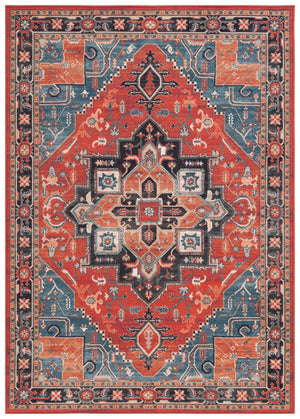 Safavieh Journey Collection, JNY102P - Rust / Blue Black