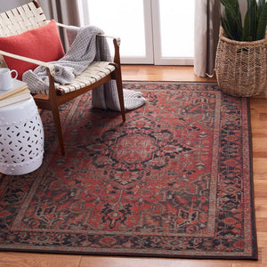 Safavieh Journey Rug Collection JNY153M - Navy / Red