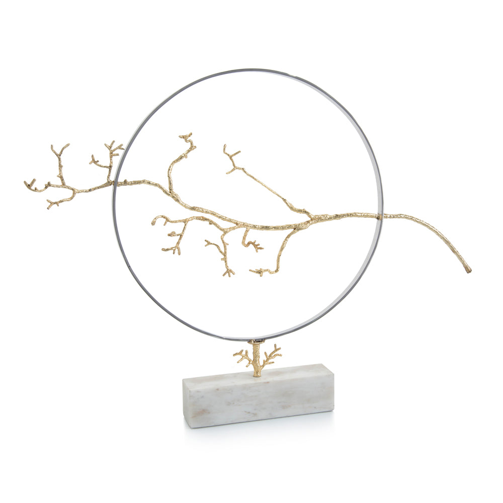 Hoop And Branch Sculpture | John-Richard - JRA-10347