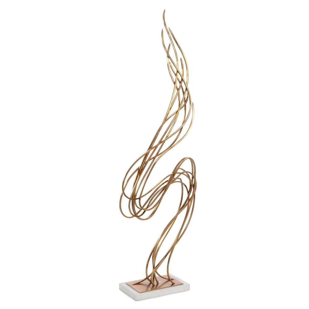 Windswept Brass Sculpture | John-Richard - JRA-13024