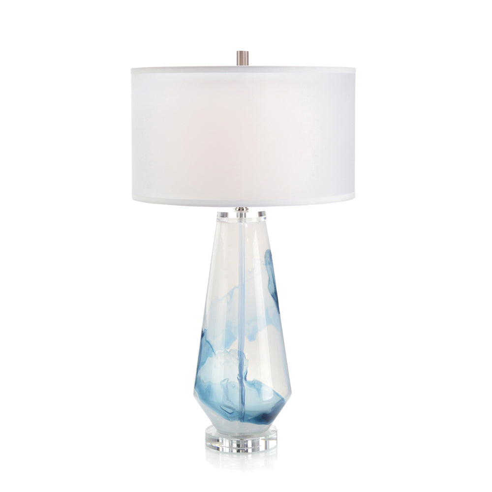 Blue Cloud Glass Table Lamp | John-Richard - JRL-10034