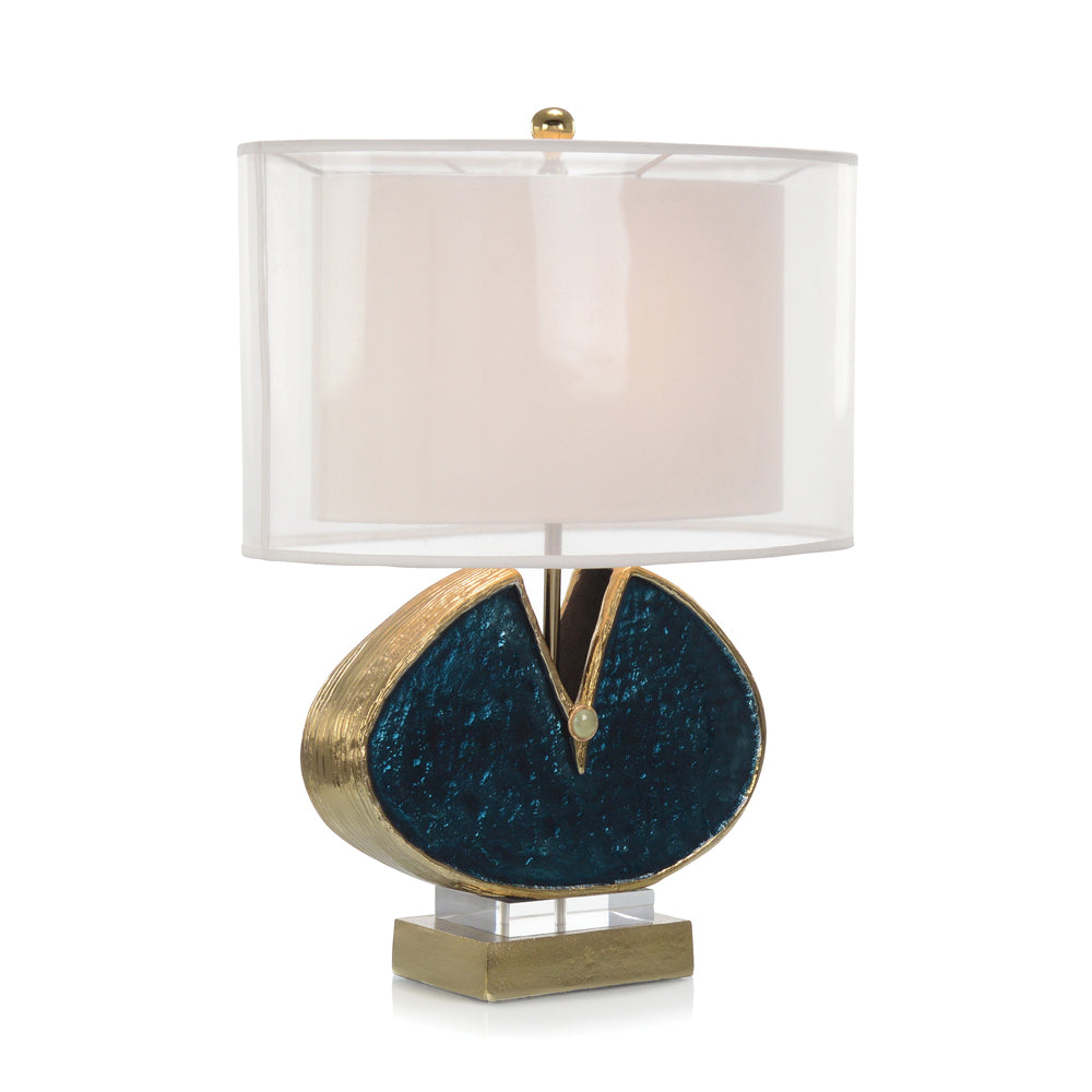 Blue Enameled and Jeweled Table Lamp | John-Richard - JRL-10067