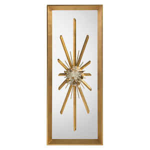 Golden Crystal Burst Mirror I | John Richard - JRM-1016
