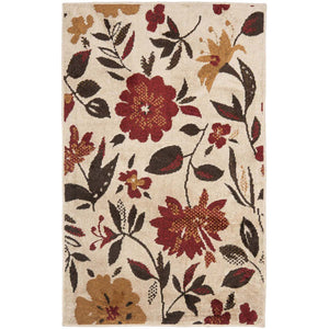 Safavieh Kashmir Rug Collection KAS112A - Ivory / Red