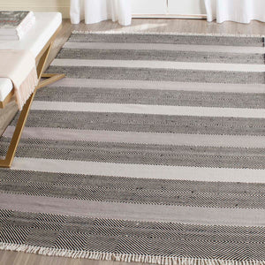 Safavieh Kilim Rug Collection KLM103A - Grey / Black