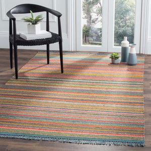 Safavieh Kilim Rug Collection KLM108B - Blue / Orange