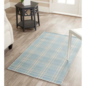 Safavieh Kilim Rug Collection KLM420A - Light Blue / Yellow