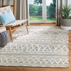 Safavieh Kilim Rug Collection KLM752H - Charcoal / Natural