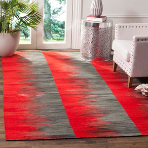Safavieh Kilim Rug Collection KLM819C - Red / Charcoal