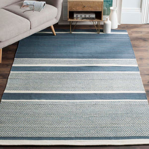 Safavieh Kilim Rug Collection KLM952A - Blue / Ivory