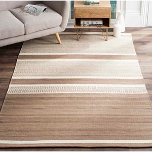Safavieh Kilim Rug Collection KLM952B - Brown / Ivory