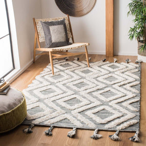Safavieh Kenya Rug Collection KNY331L - Teal / Ivory