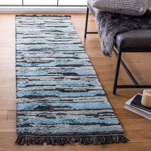 Safavieh Kenya Rug Collection KNY558H - Charcoal / Blue