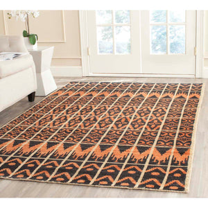 Safavieh Kenya Rug Collection KNY609A - Orange / Black