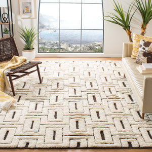Safavieh Kenya Rug Collection KNY846A - Ivory / Brown