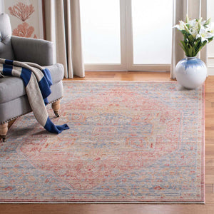 Safavieh Kenitra 600 Rug Collection KRA630F - Blue / Pink