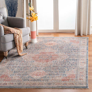 Safavieh Kenitra 600 Rug Collection KRA672M - Blue / Ivory