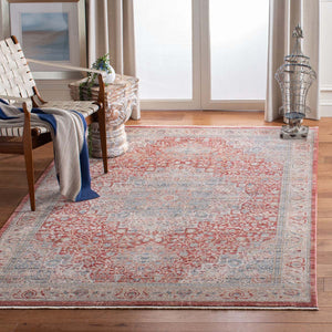 Safavieh Kenitra 600 Rug Collection KRA672R - Red / Blue