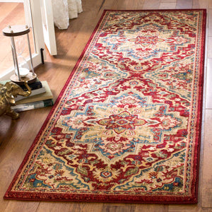 Safavieh Kashan Rug Collection KSN304D - Red / Beige