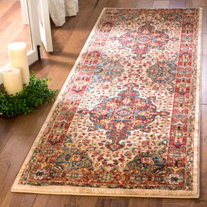 Safavieh Kashan Rug Collection KSN305B - Ivory / Blue