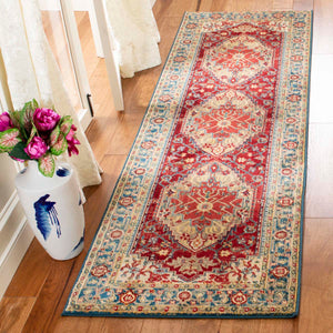 Safavieh Kashan Rug Collection KSN306M - Blue / Red