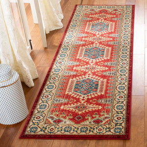 Safavieh Kashan Rug Collection KSN308Q - Red / Ivory