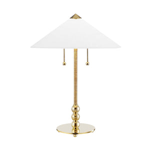 Hudson Valley Lighting 2 Light Table Lamp - Brass