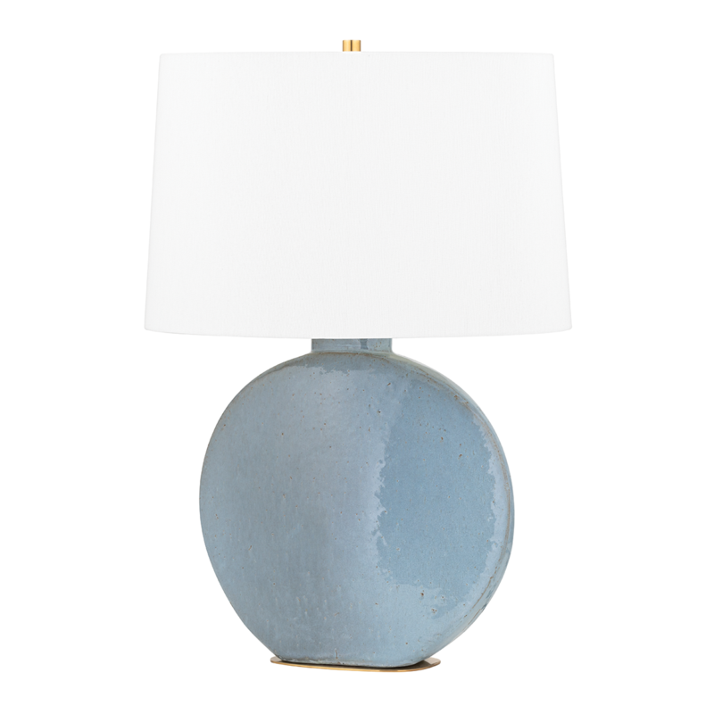 Hudson Valley Lighting 1 Light Table Lamp - Aged Brass/Gray