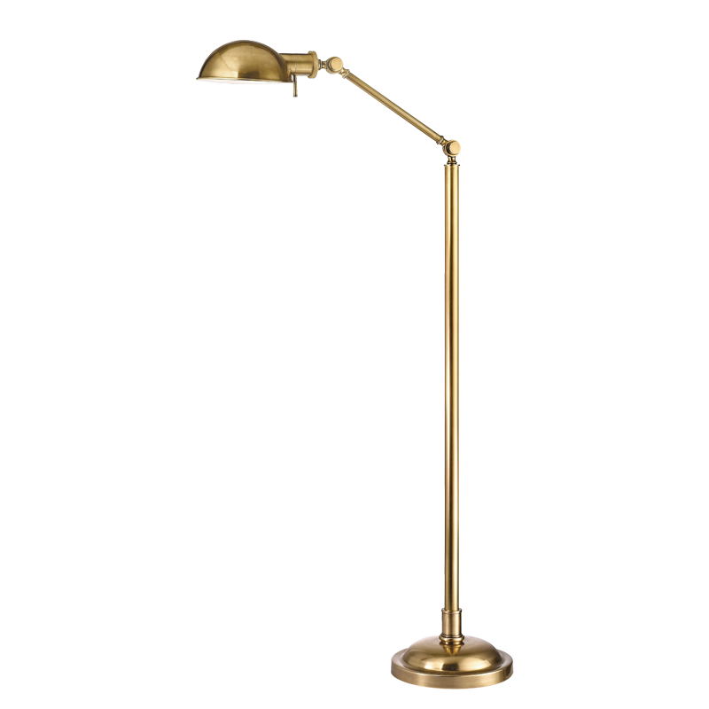 Hudson Valley Lighting 1 Light Floor Lamp - Vintage Brass